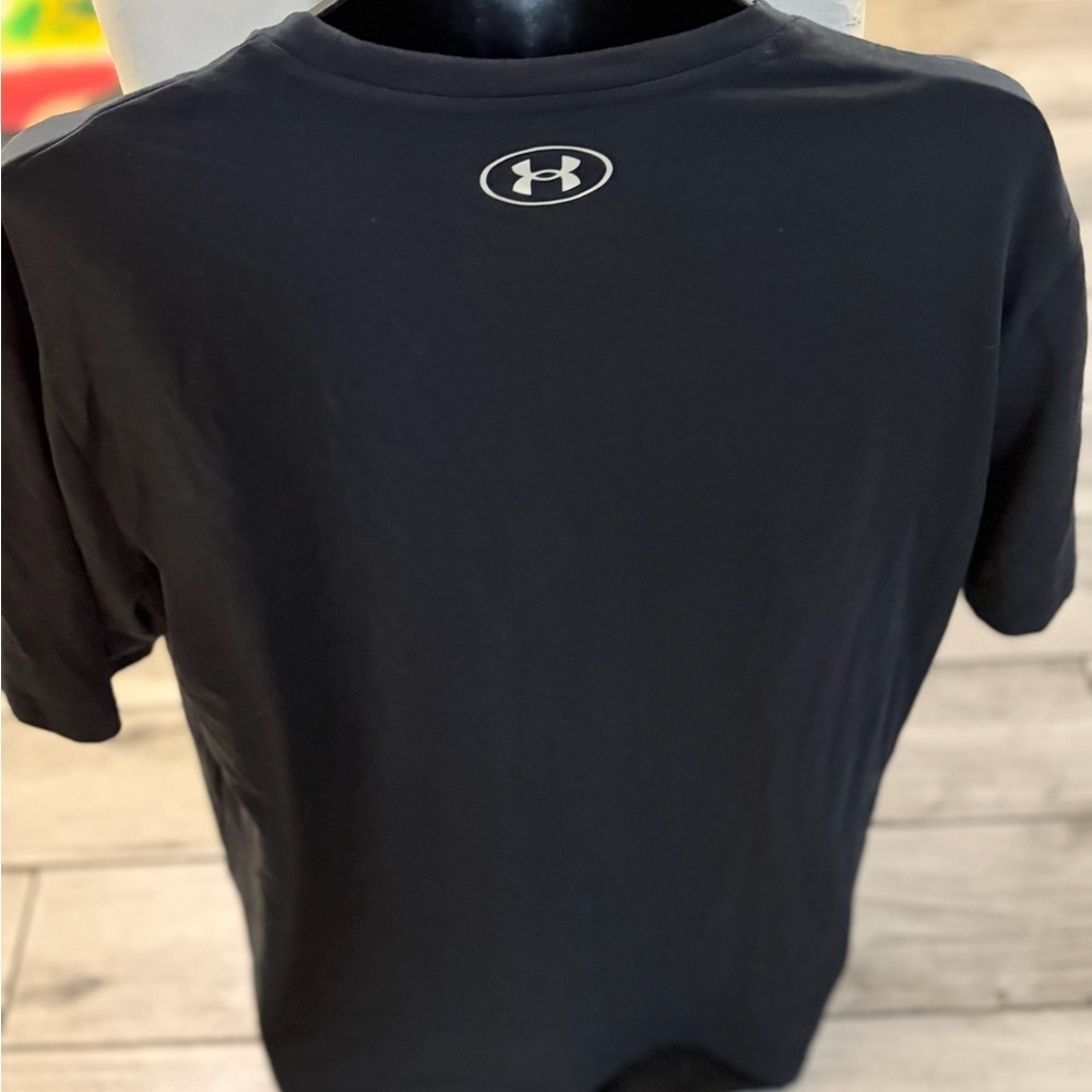 Men’s used Project Rock iron paradise Under armour black shirt size L large - Picture 4 of 4
